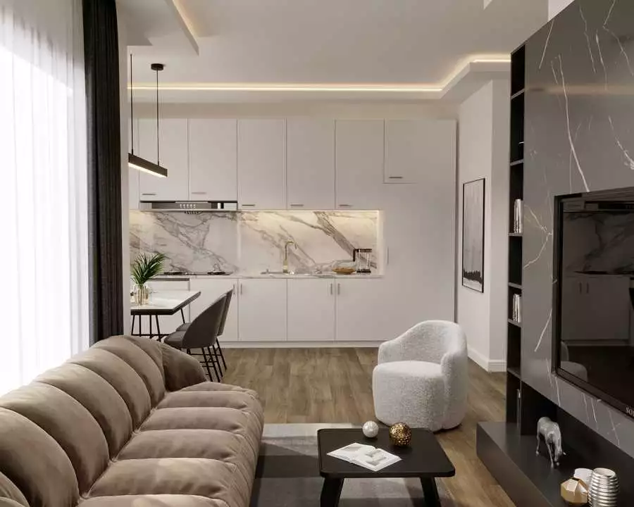 Квартира 48м² в Турции, Демирташ. Стоимостью 108000€ аренда фото-27