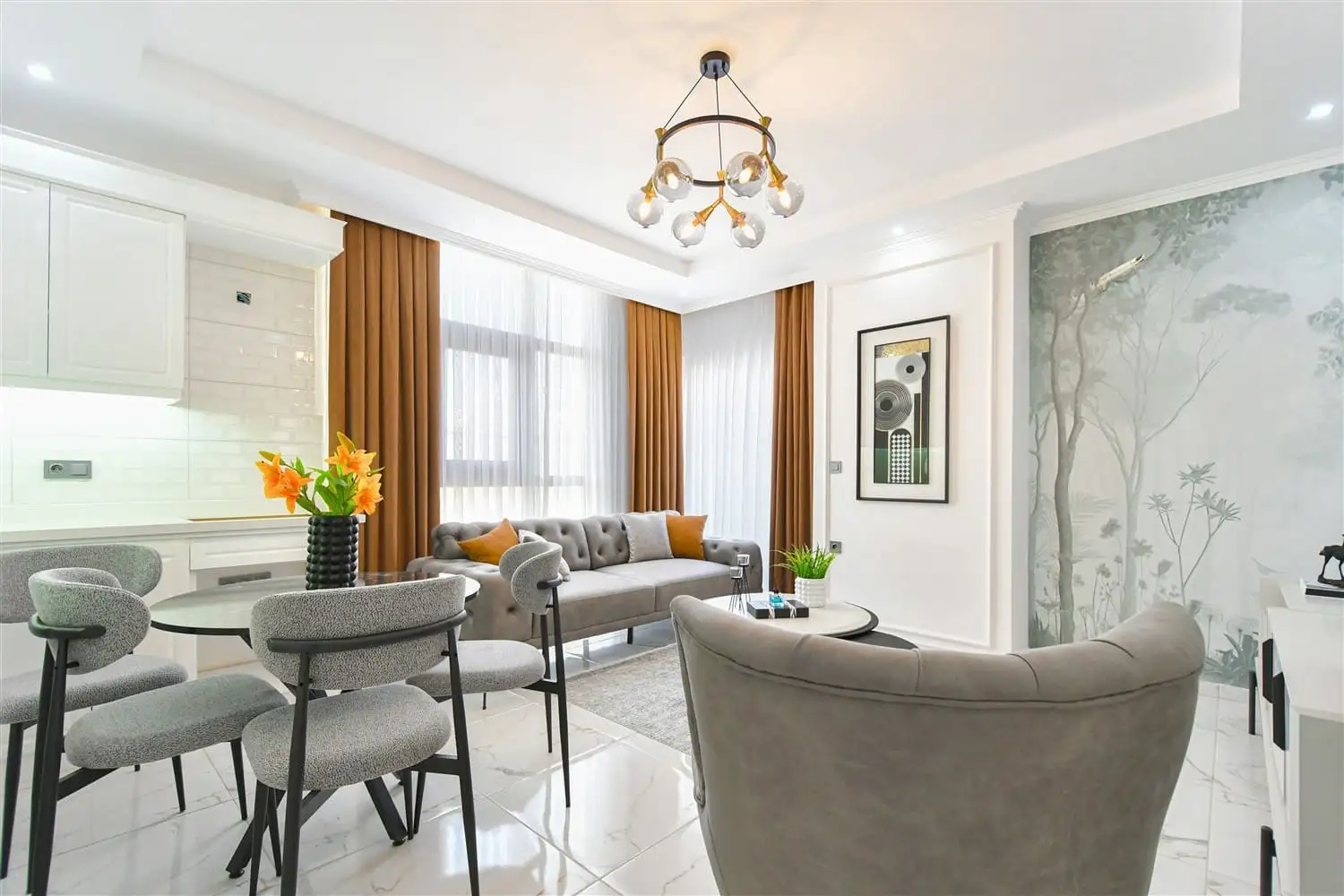 Квартира 50м² в Турции, Демирташ. Стоимостью 119000€ аренда фото-12