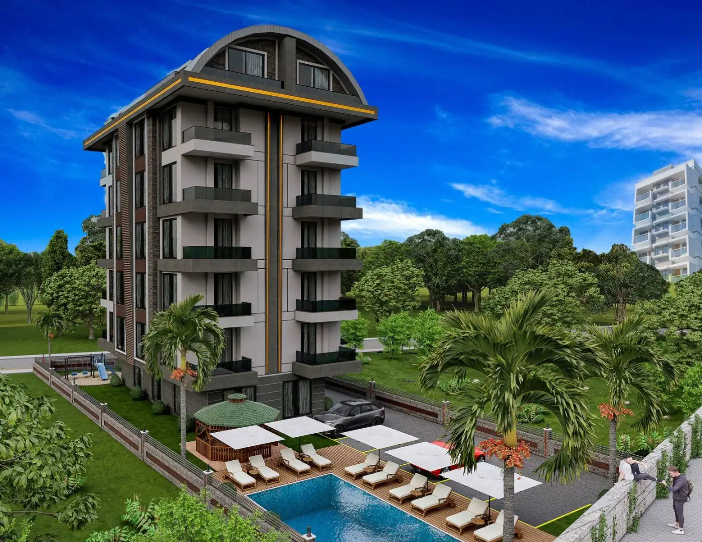 Квартира 64м² в Турции, Авсаллар. Стоимостью 108500€ аренда фото-1