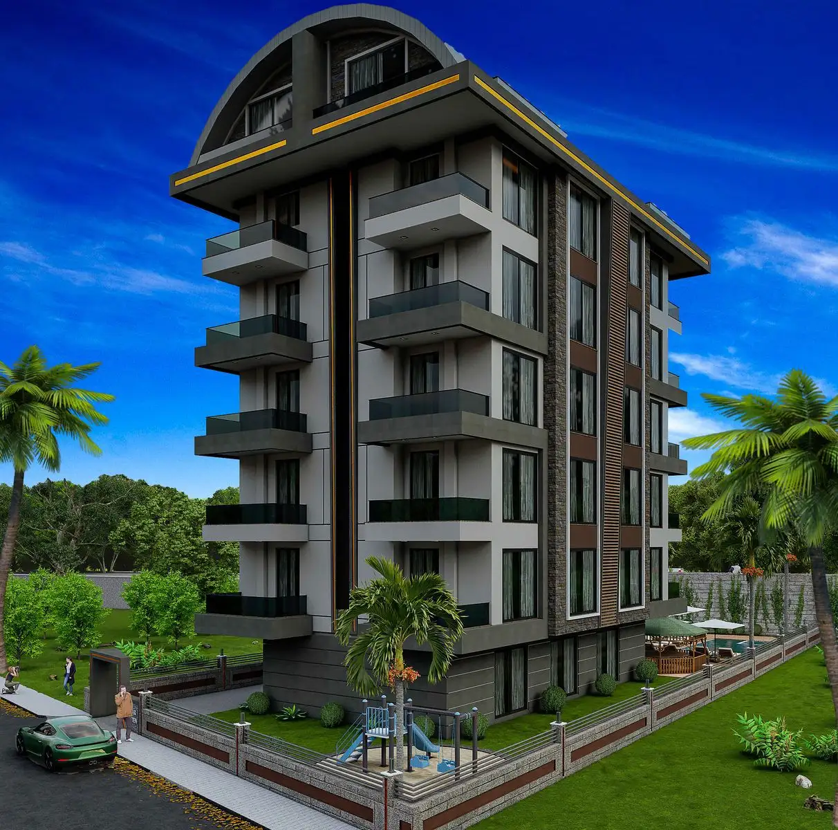 Квартира 64м² в Турции, Авсаллар. Стоимостью 108500€ аренда фото-3