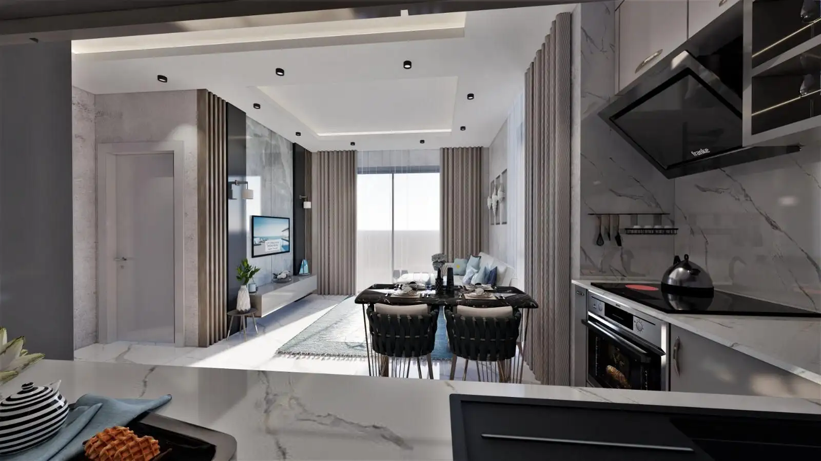 Квартира 64м² в Турции, Авсаллар. Стоимостью 108500€ аренда фото-18