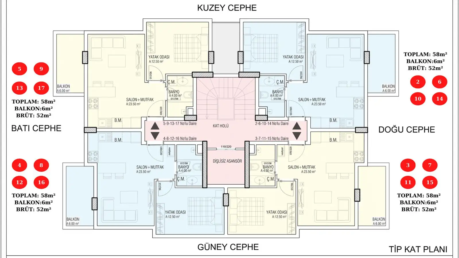 Квартира 64м² в Турции, Авсаллар. Стоимостью 108500€ аренда фото-27
