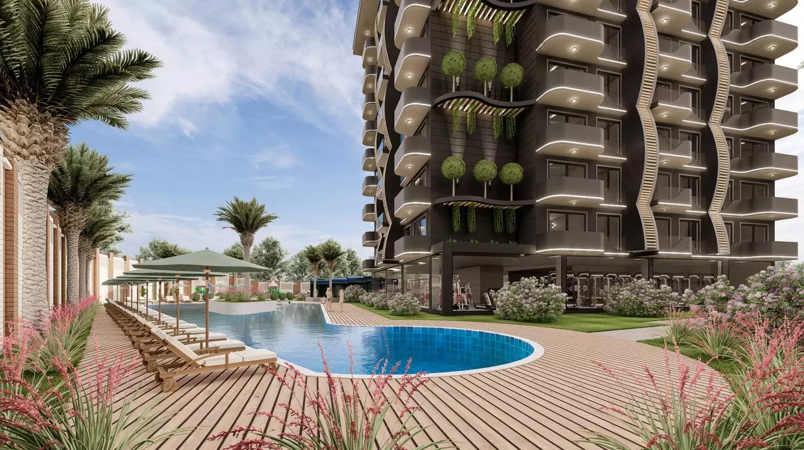 Квартира 58м² в Турции, Авсаллар. Стоимостью 99500€ аренда фото-6