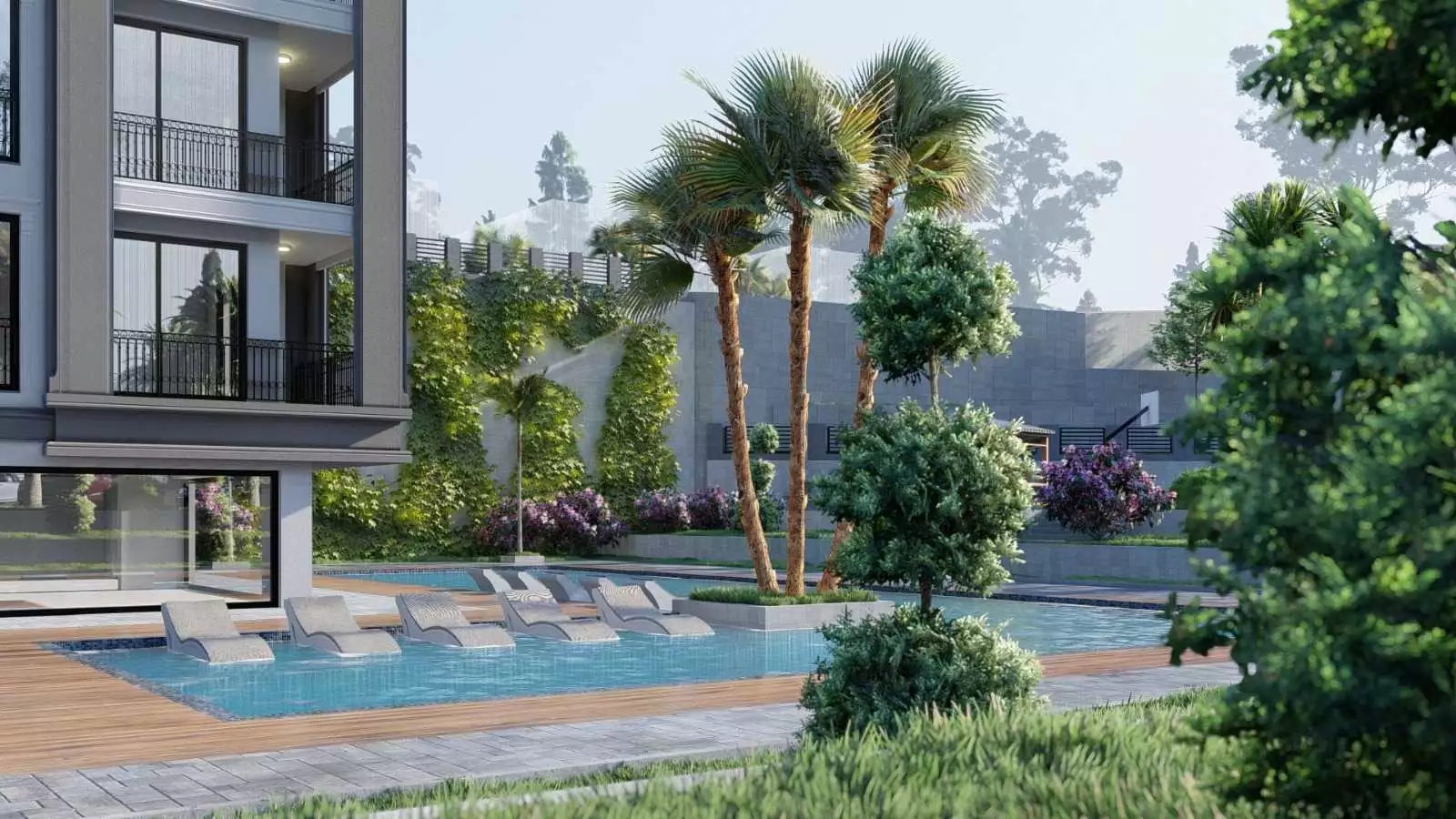 Квартира 46м² в Турции, Авсаллар. Стоимостью 120000€ аренда фото-13