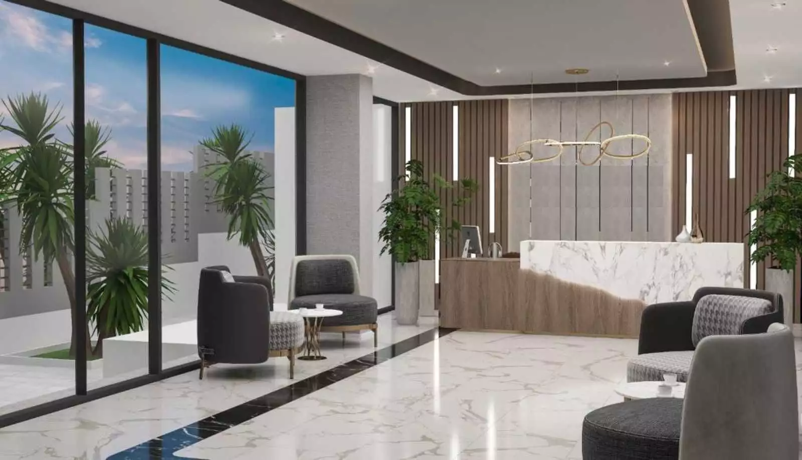 Квартира 46м² в Турции, Авсаллар. Стоимостью 120000€ аренда фото-15