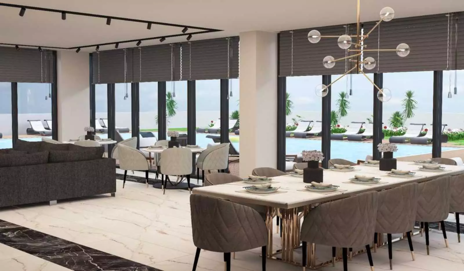 Квартира 46м² в Турции, Авсаллар. Стоимостью 120000€ аренда фото-20