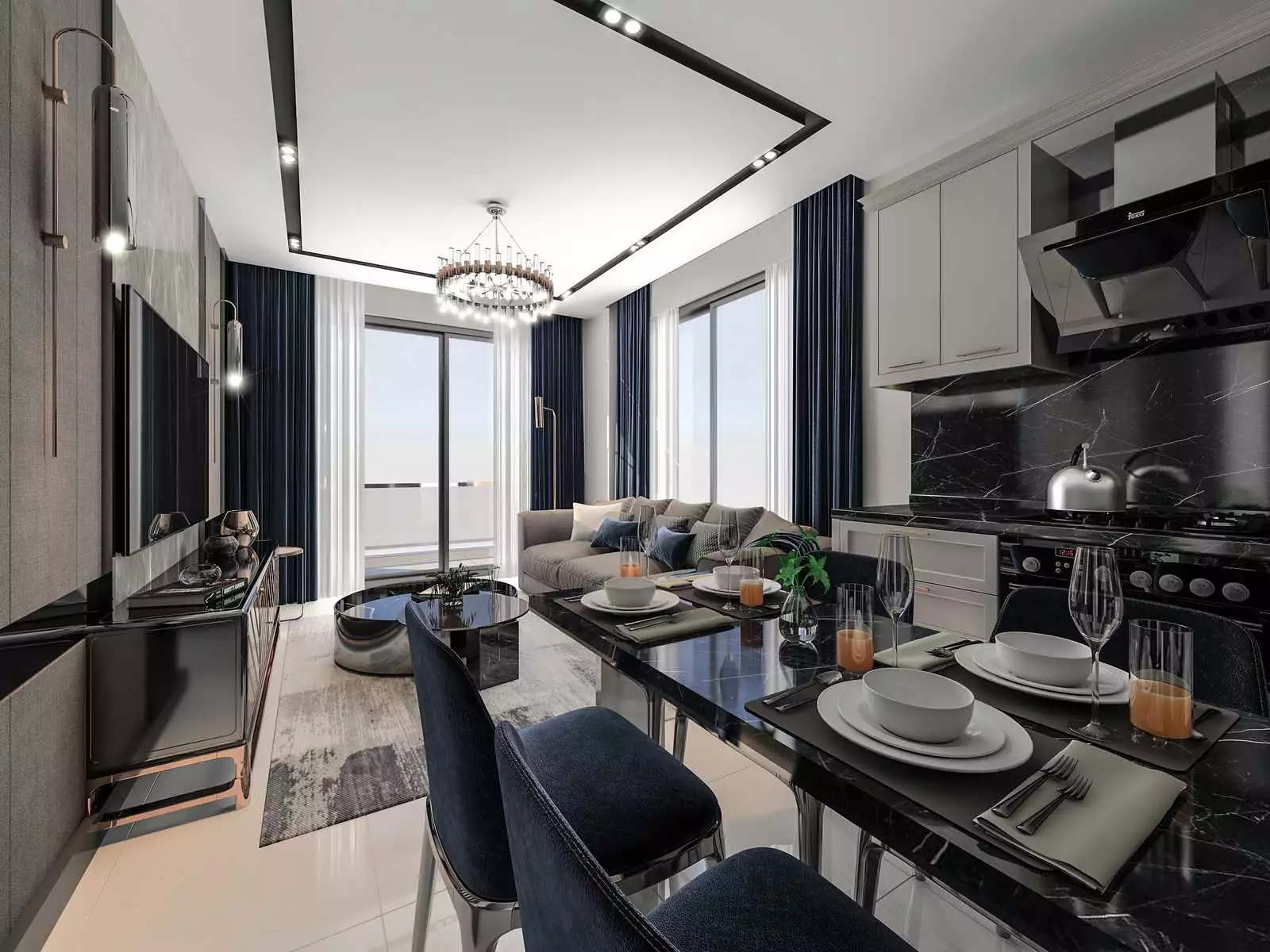 Квартира 55м² в Турции, Конаклы. Стоимостью 99000€ аренда фото-17