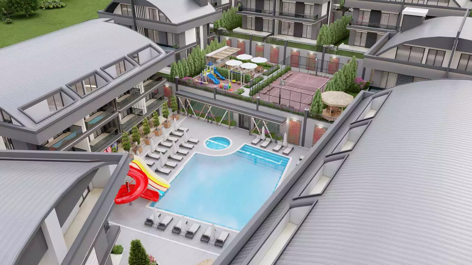 Пентхаус 85м² в Турции, Авсаллар. Стоимостью 180000€ аренда фото-6