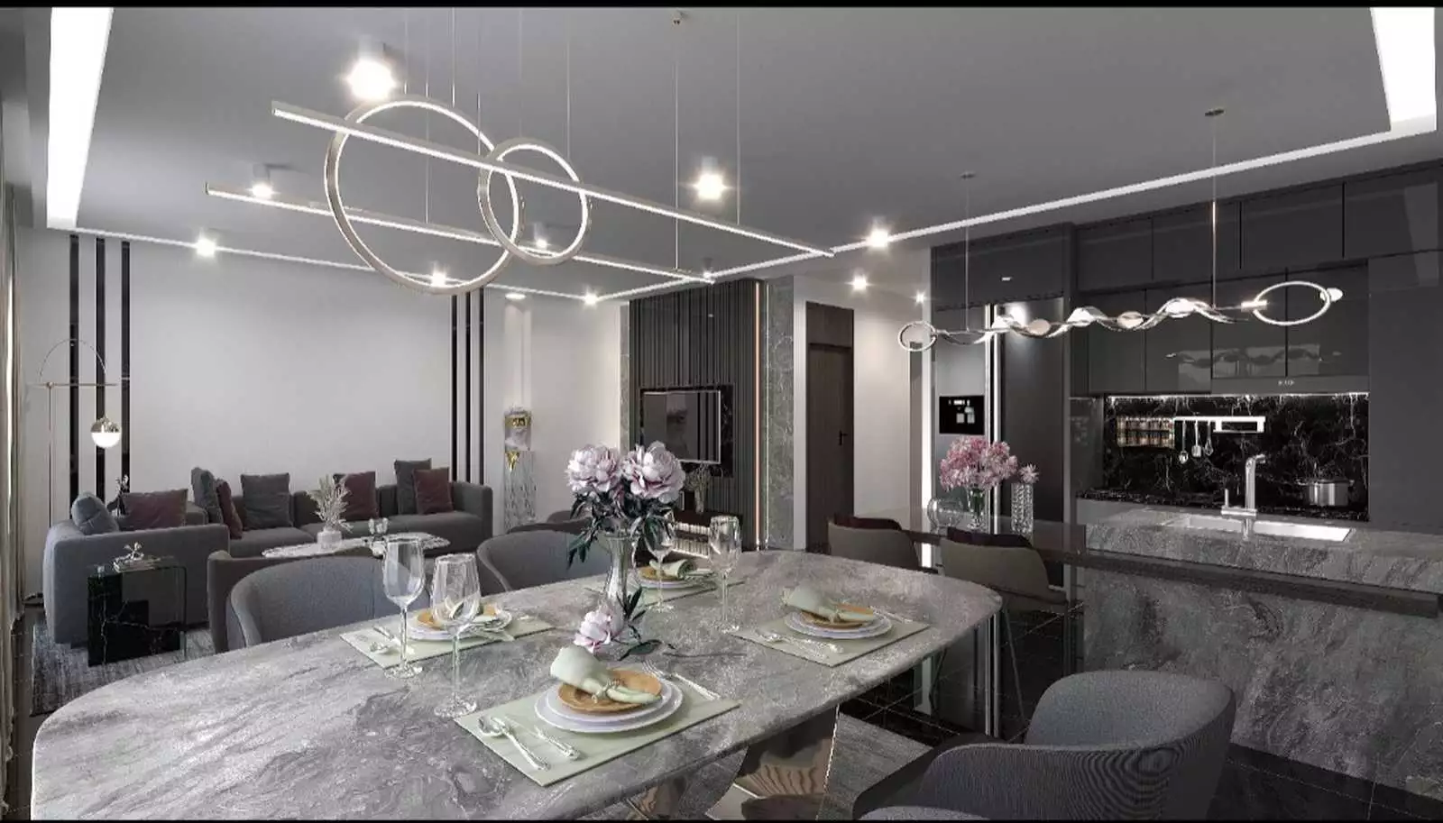 Пентхаус 85м² в Турции, Авсаллар. Стоимостью 180000€ аренда фото-21