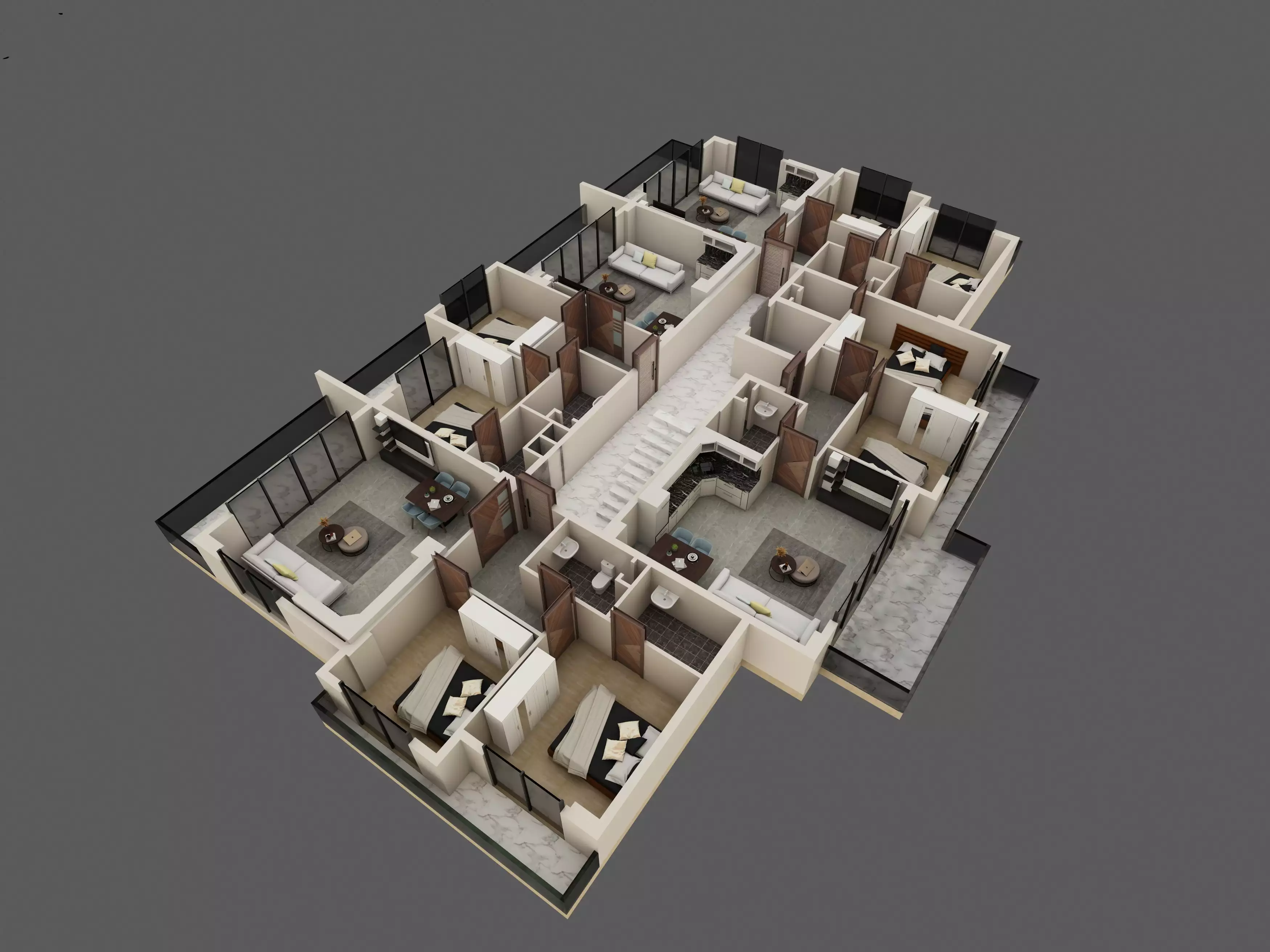 Квартира 109м² в Турции, Аланья. Стоимостью 320000€ аренда фото-12