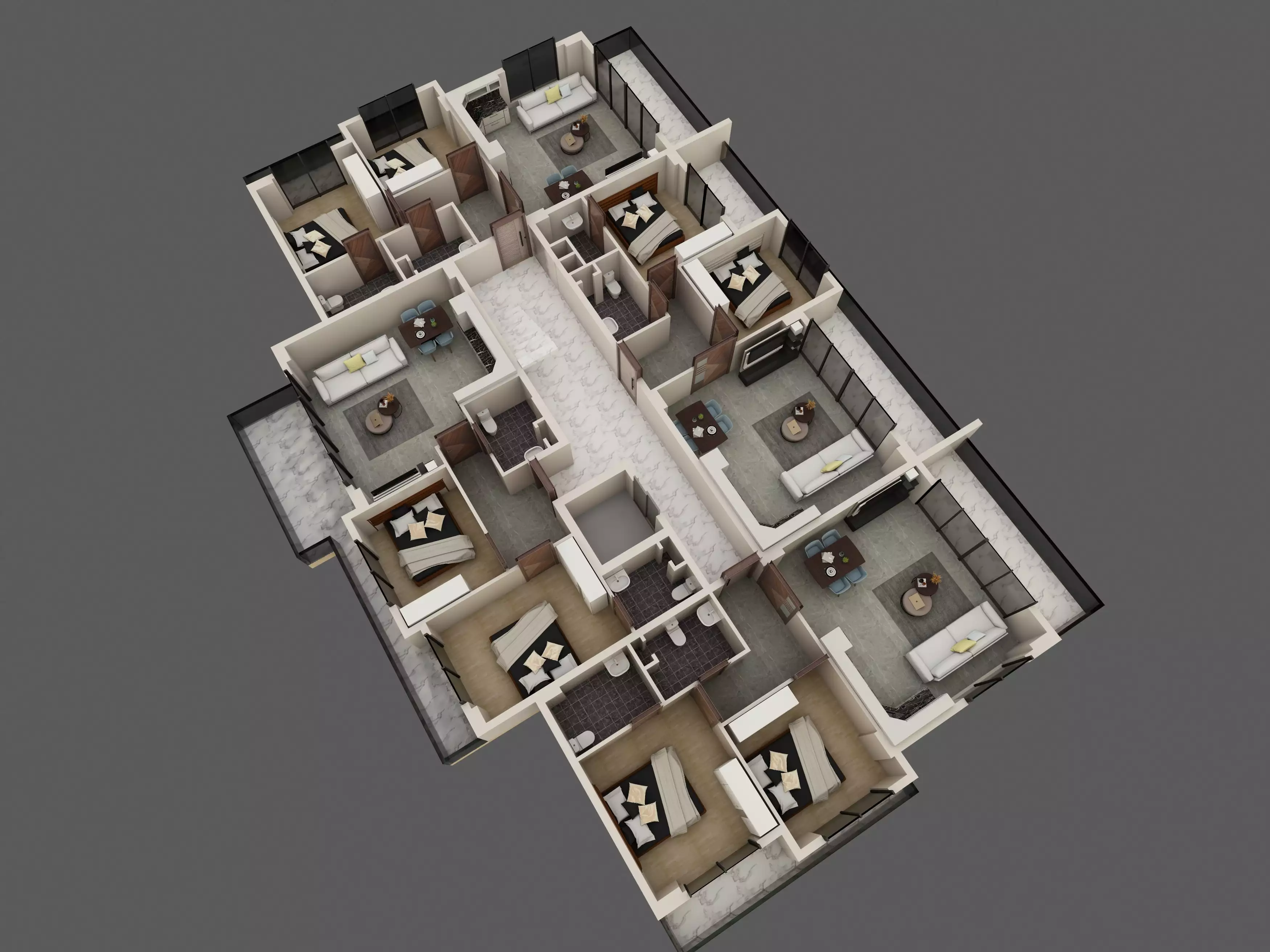 Квартира 109м² в Турции, Аланья. Стоимостью 320000€ аренда фото-14