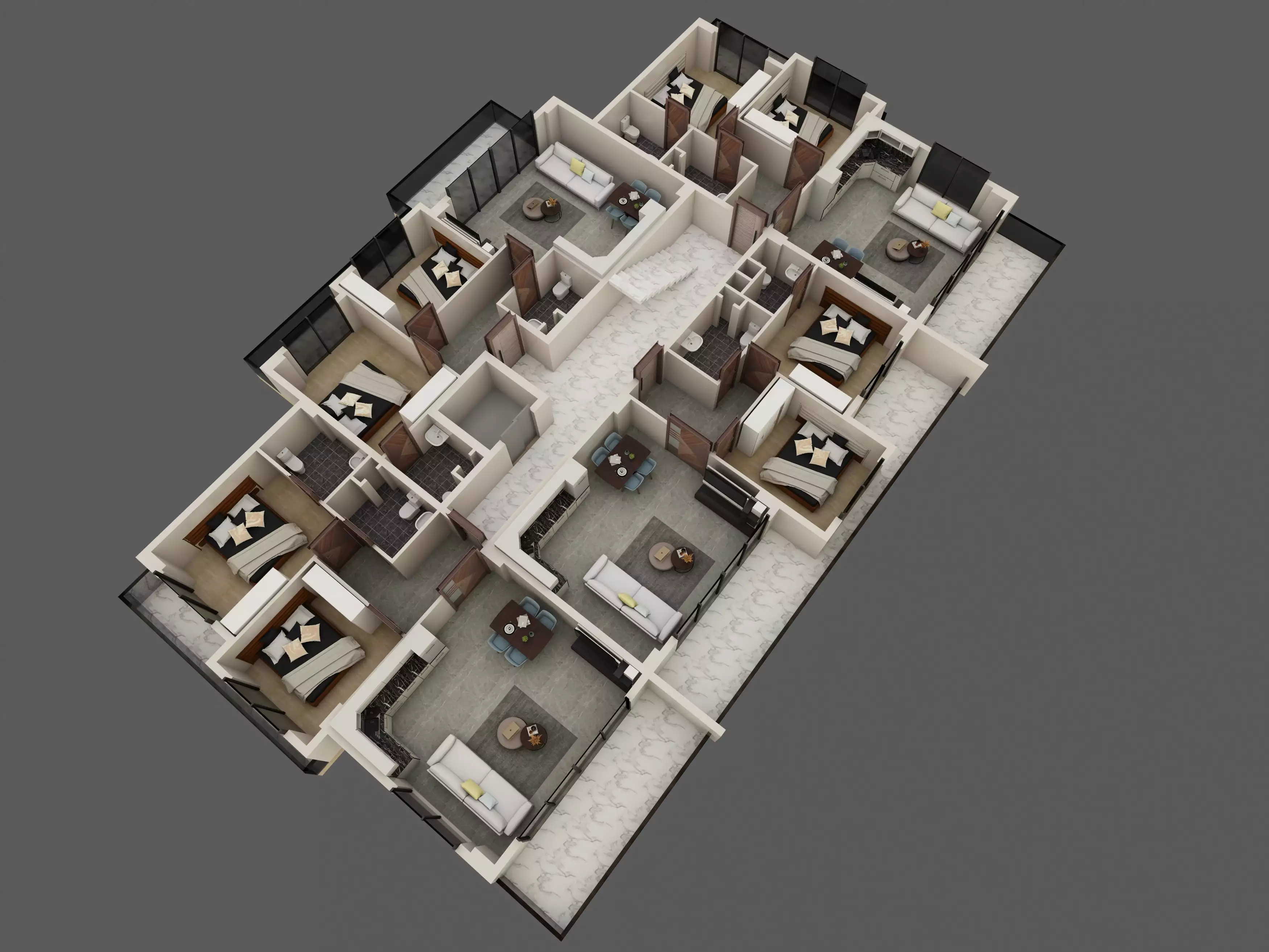 Квартира 109м² в Турции, Аланья. Стоимостью 320000€ аренда фото-15