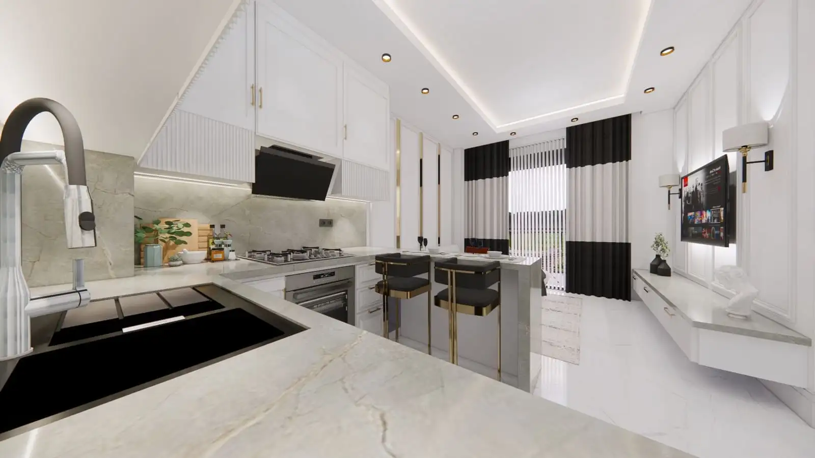 Квартира 52м² в Турции, Авсаллар. Стоимостью 105000€ аренда фото-19