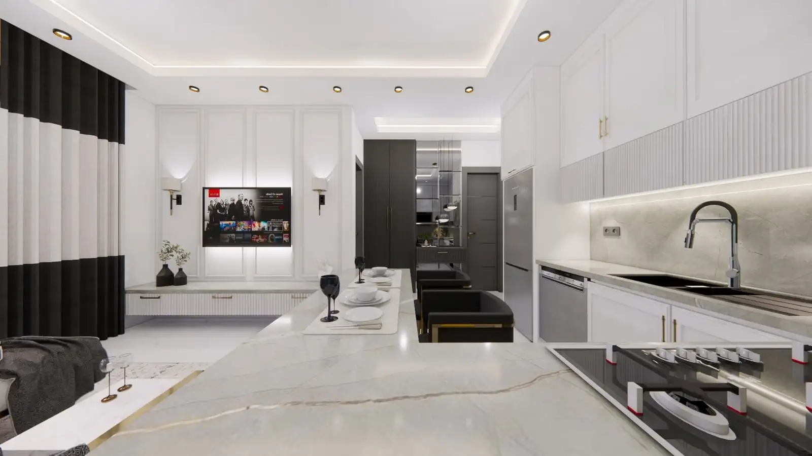 Квартира 52м² в Турции, Авсаллар. Стоимостью 105000€ аренда фото-20