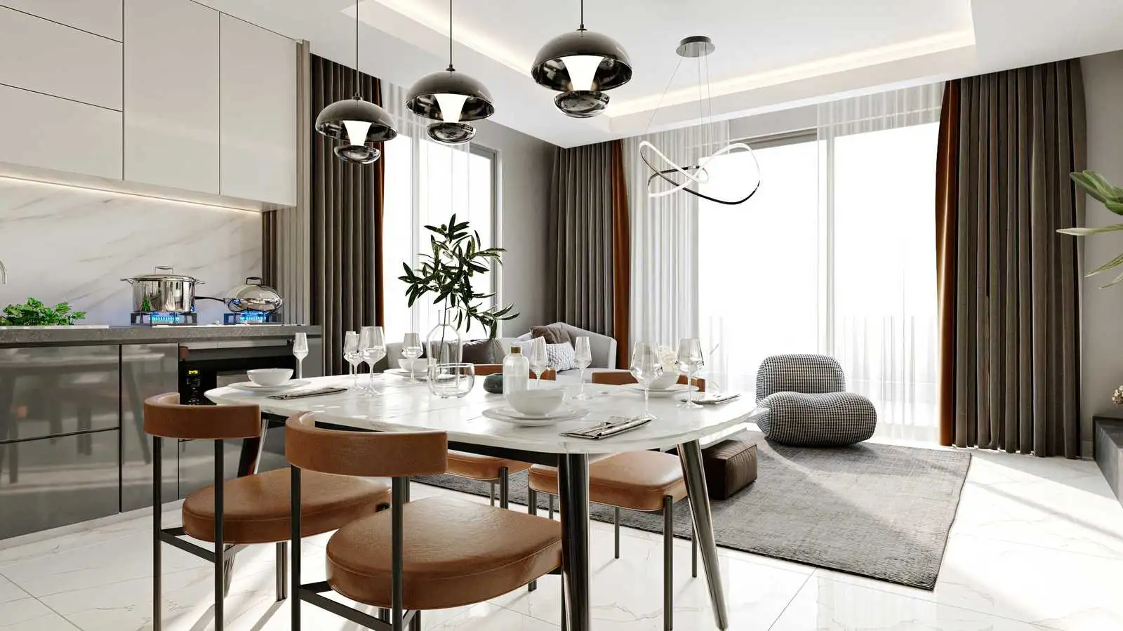 Другие объекты 64м² в Турции, Конаклы. Стоимостью 122760€ аренда фото-24