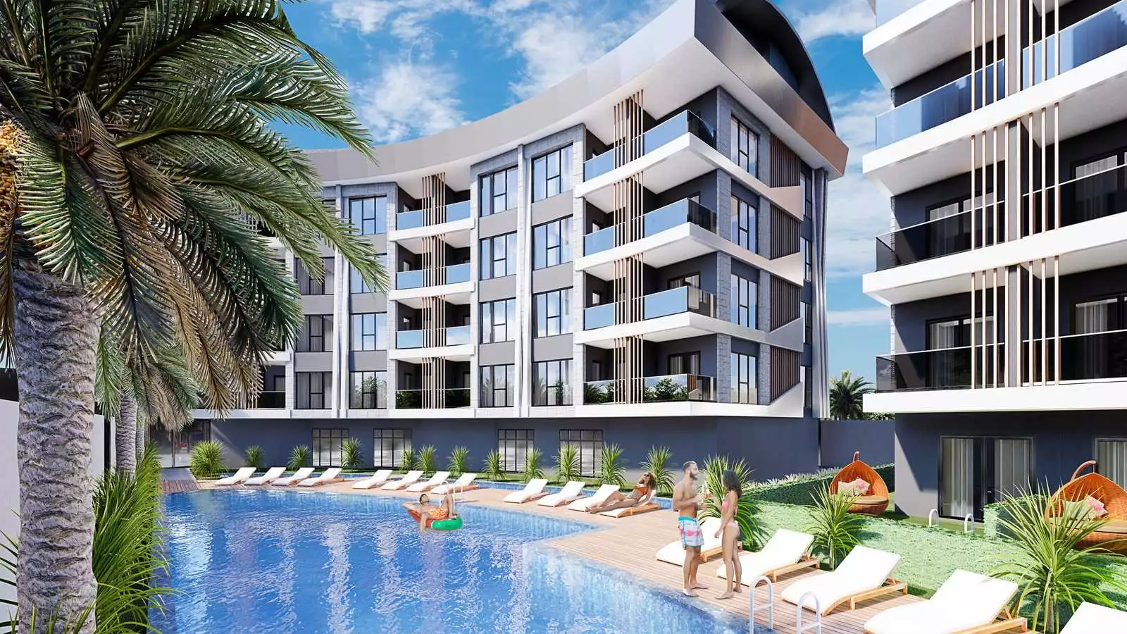Квартира 50м² в Турции, Конаклы. Стоимостью 117000€ аренда фото-6