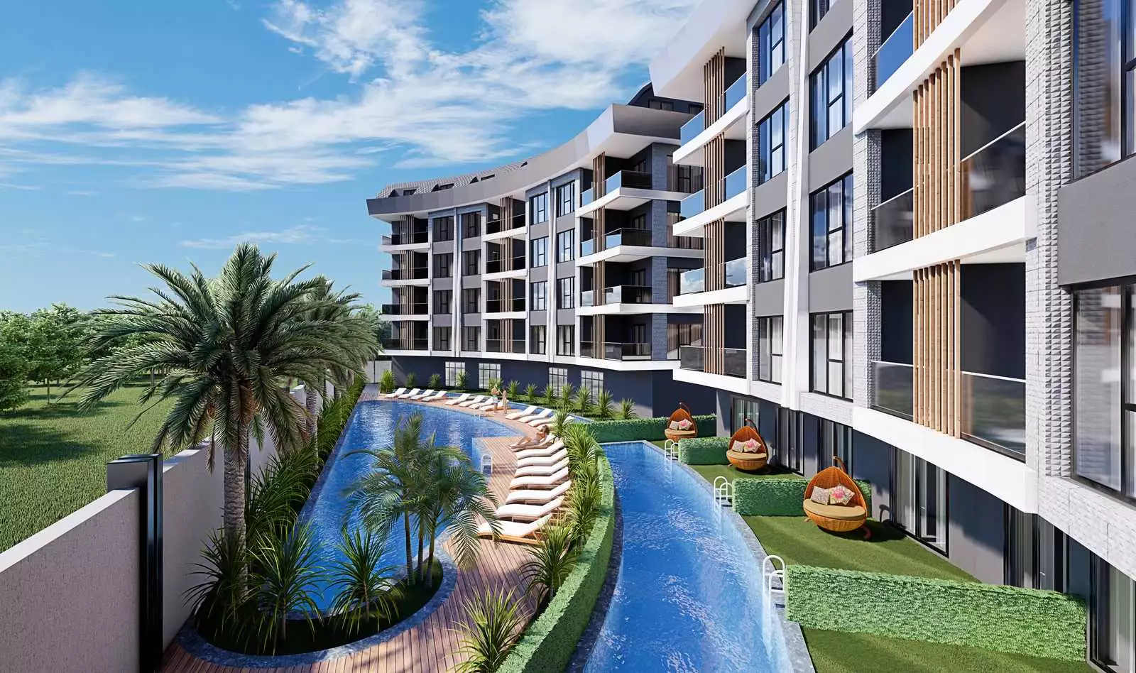 Квартира 50м² в Турции, Конаклы. Стоимостью 117000€ аренда фото-7