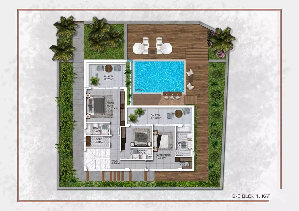 Вилла 189м² в Турции, Аланья. Стоимостью 900000€ аренда фото-19