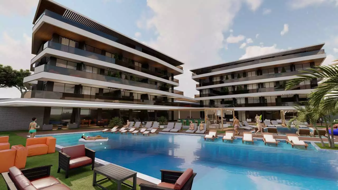 Квартира 57м² в Турции, Конаклы. Стоимостью 299000€ аренда фото-1