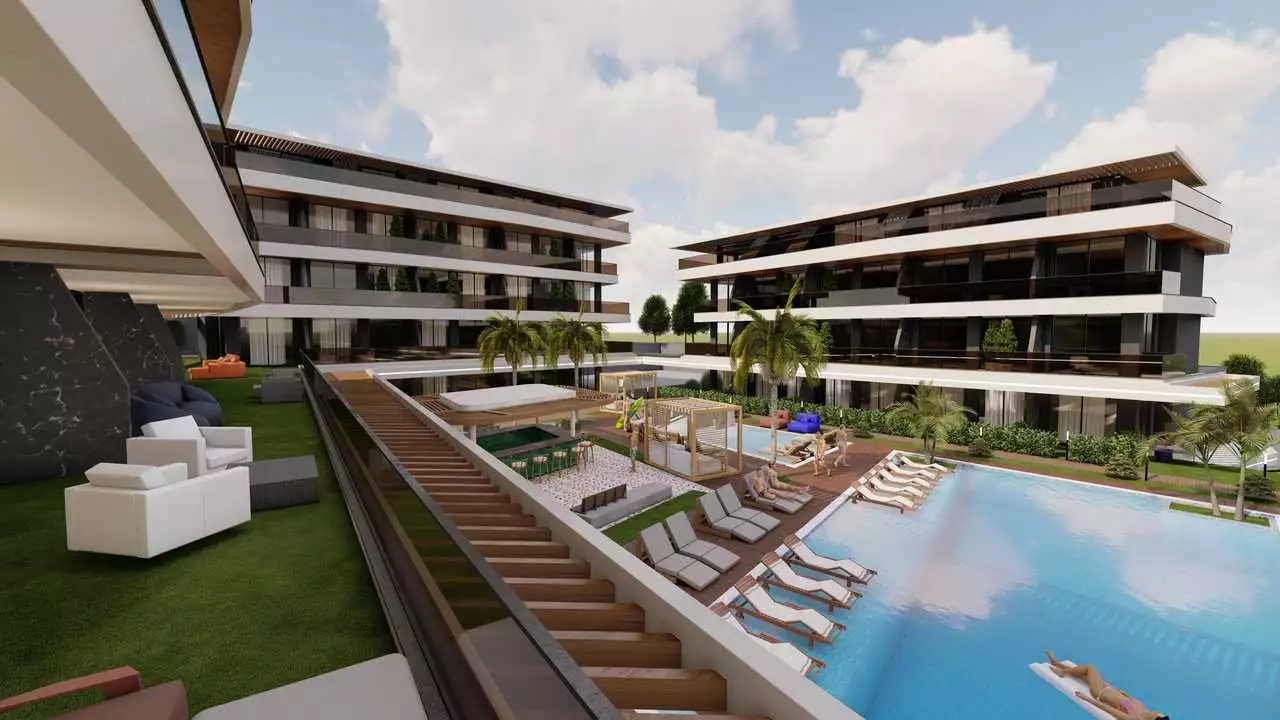 Квартира 57м² в Турции, Конаклы. Стоимостью 299000€ аренда фото-4