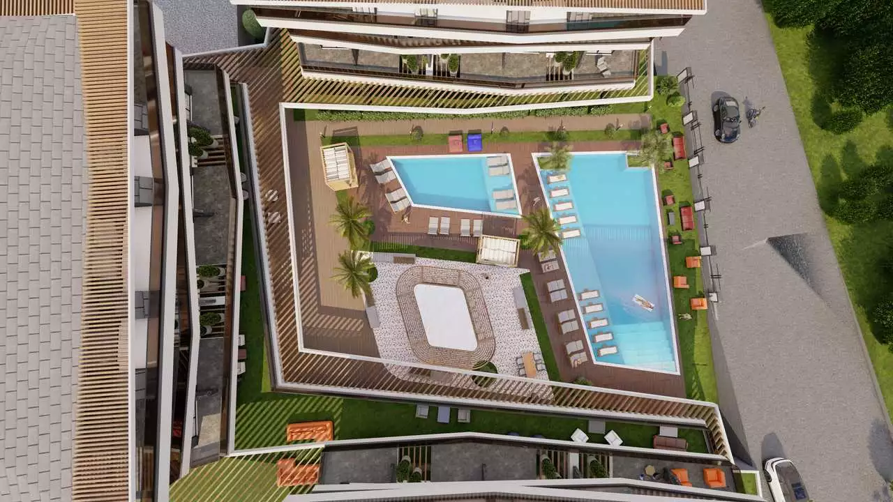 Квартира 57м² в Турции, Конаклы. Стоимостью 299000€ аренда фото-12