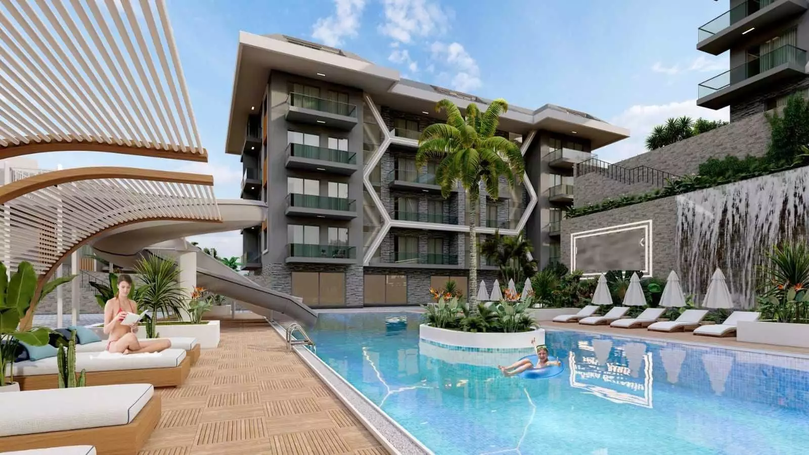 Квартира 53м² в Турции, Конаклы. Стоимостью 125000€ аренда фото-12