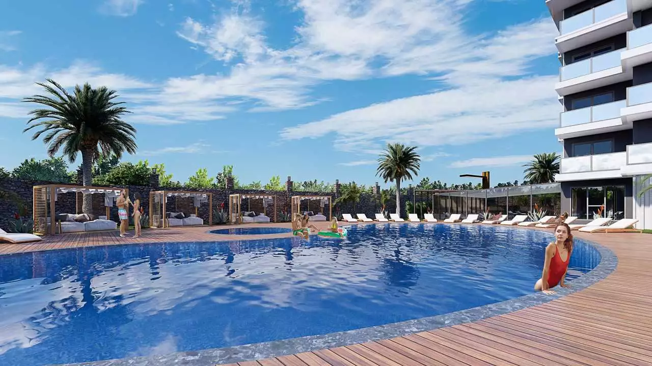 Квартира 55м² в Турции, Конаклы. Стоимостью 136500€ аренда фото-9