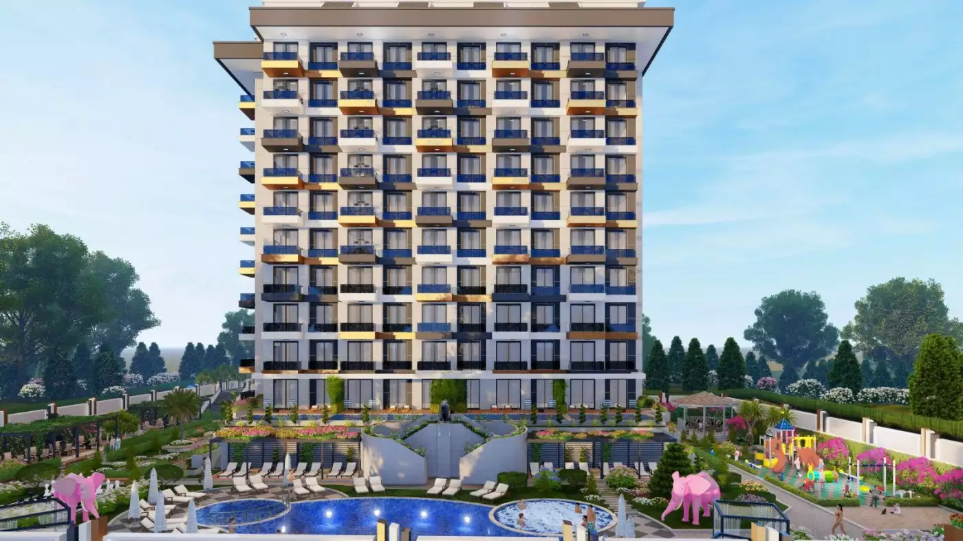 Квартира 48м² в Турции, Газипаша. Стоимостью 136000€ аренда фото-1