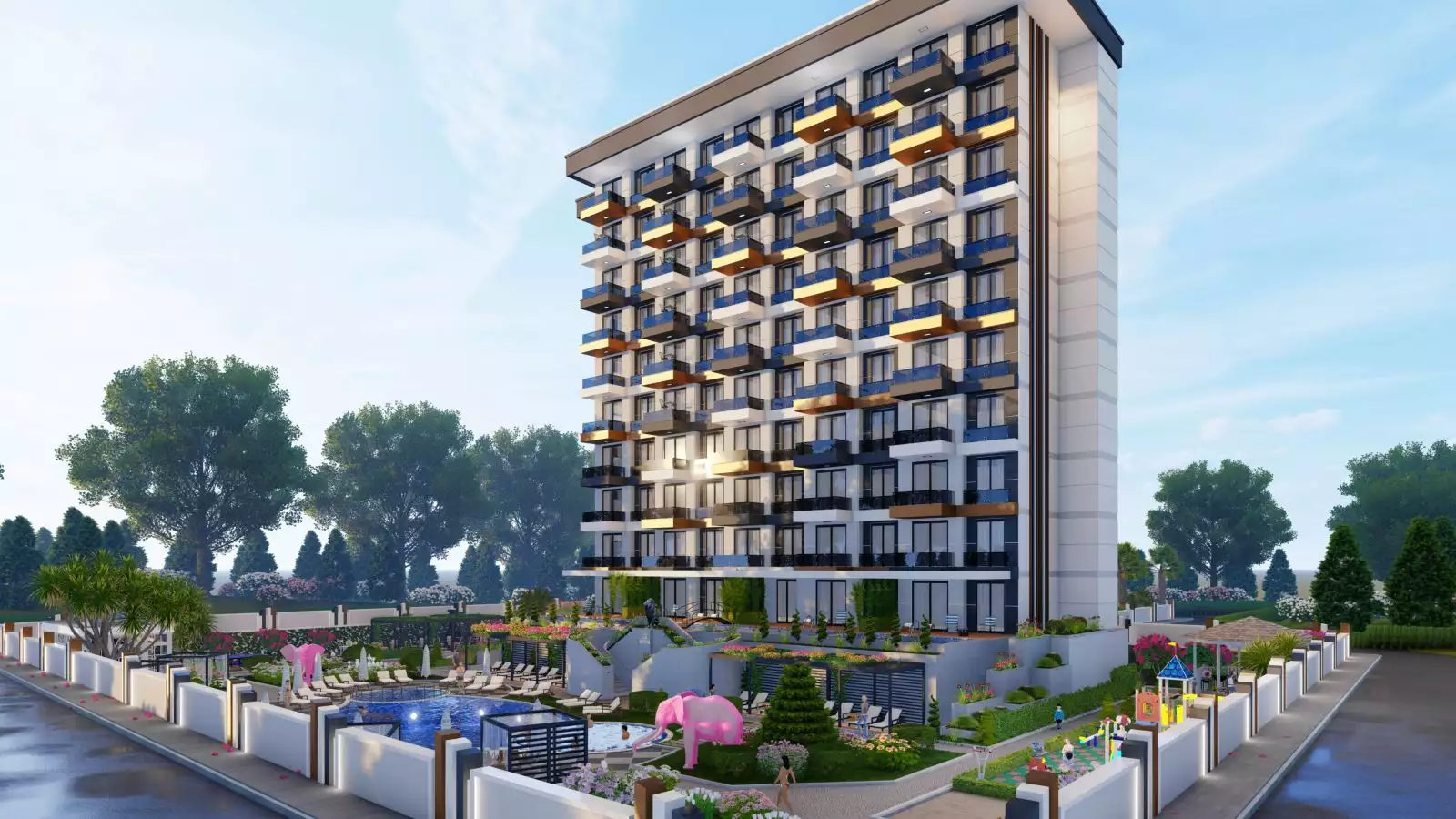 Квартира 48м² в Турции, Газипаша. Стоимостью 136000€ аренда фото-4
