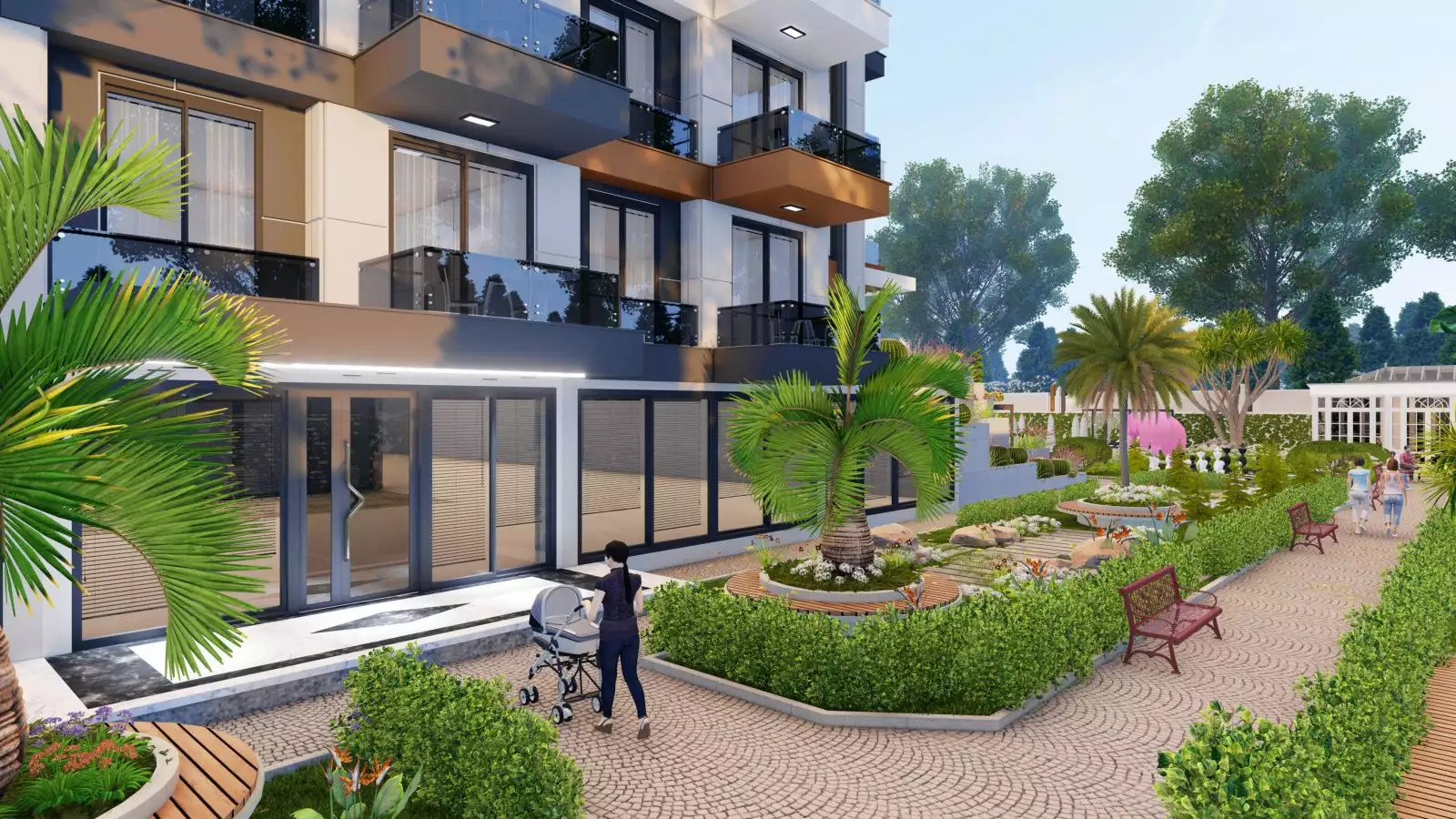 Квартира 48м² в Турции, Газипаша. Стоимостью 136000€ аренда фото-11