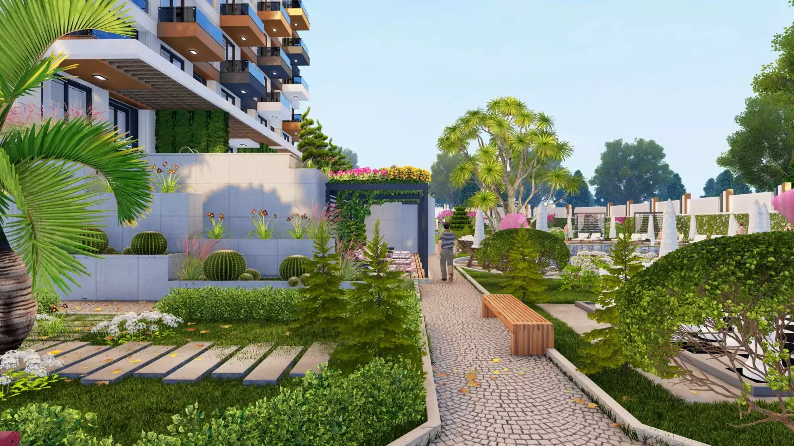 Квартира 48м² в Турции, Газипаша. Стоимостью 136000€ аренда фото-12