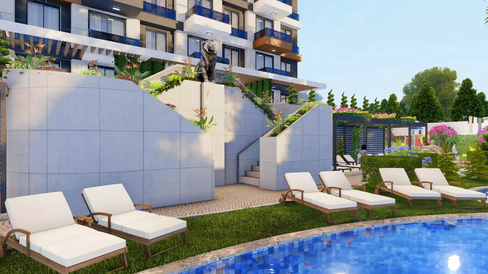 Квартира 48м² в Турции, Газипаша. Стоимостью 136000€ аренда фото-13