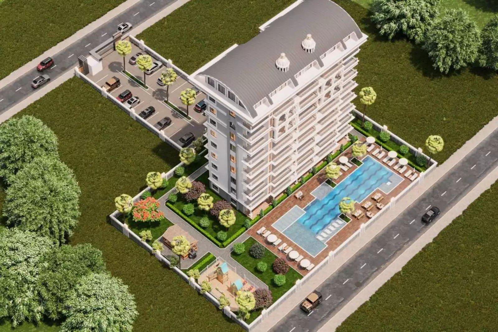 Квартира 50м² в Турции, Конаклы. Стоимостью 145000€ аренда фото-4