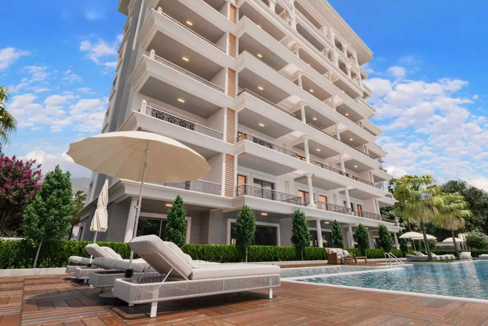 Квартира 50м² в Турции, Конаклы. Стоимостью 145000€ аренда фото-11