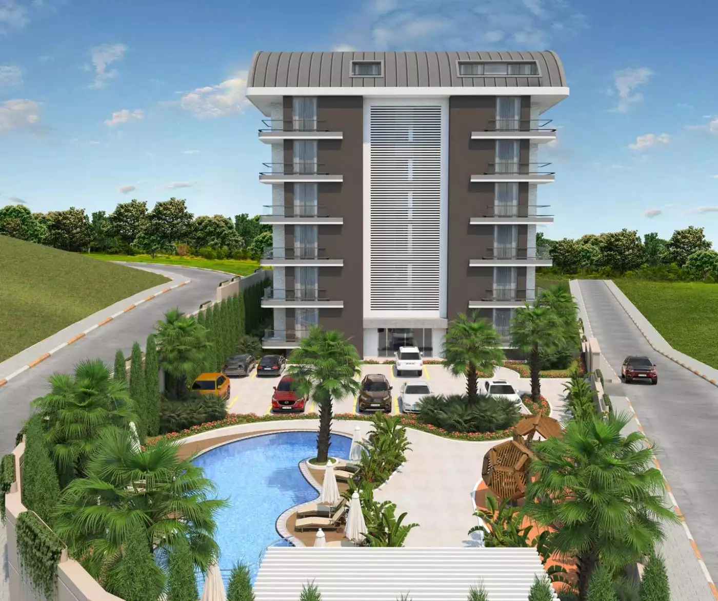 Квартира 52м² в Турции, Демирташ. Стоимостью 92000€ аренда фото-1