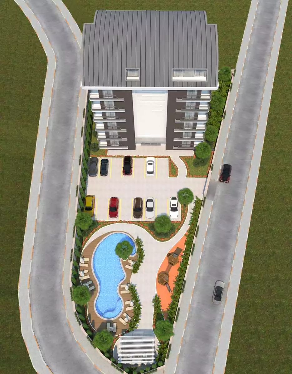 Квартира 52м² в Турции, Демирташ. Стоимостью 92000€ аренда фото-4