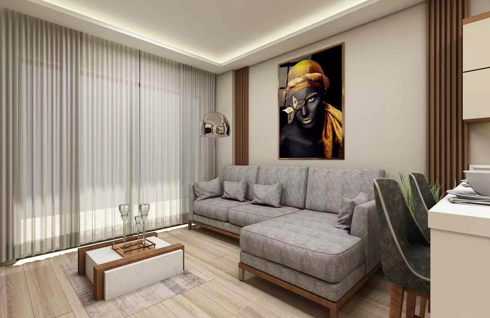 Квартира 52м² в Турции, Демирташ. Стоимостью 92000€ аренда фото-12