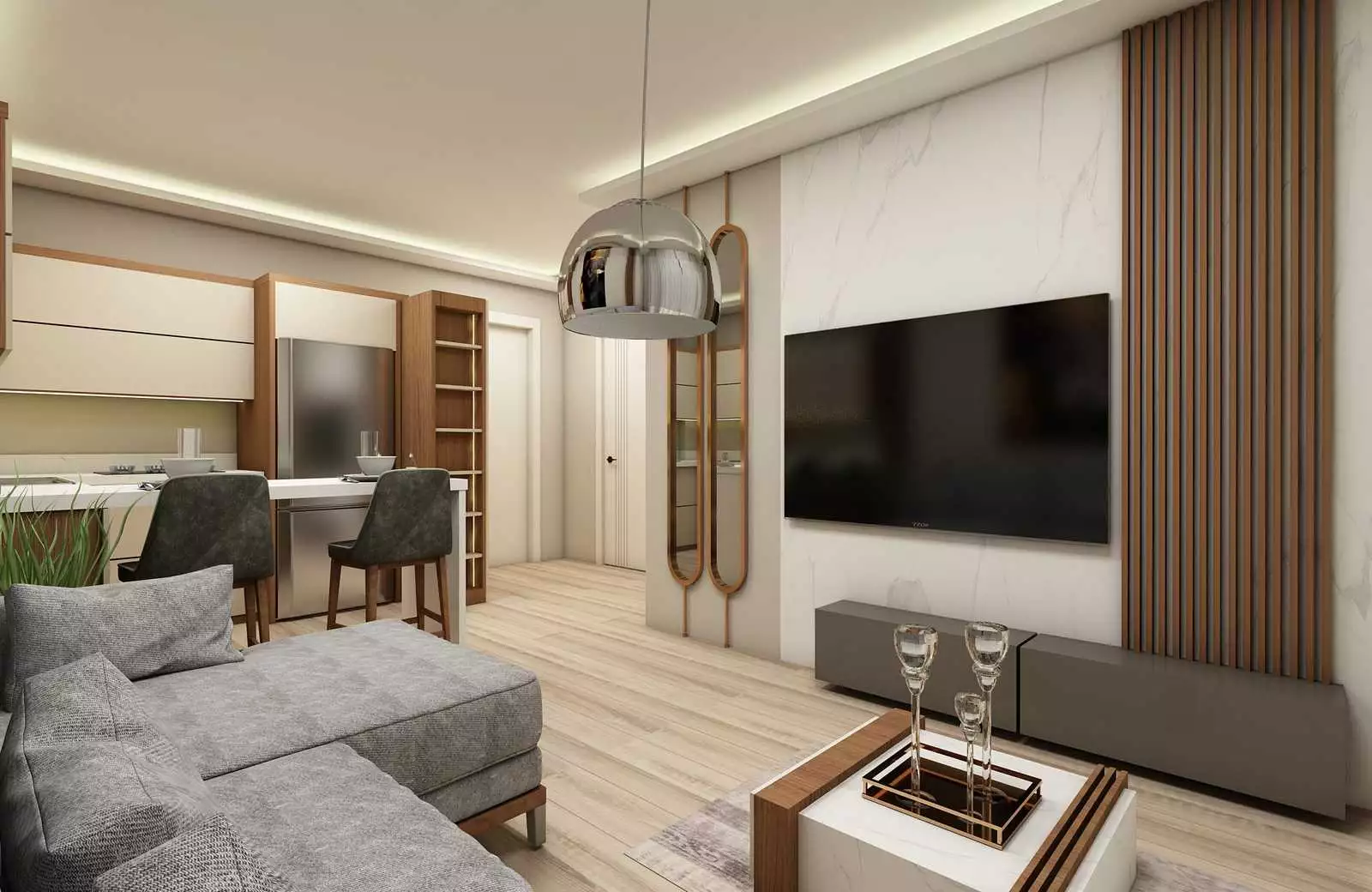 Квартира 52м² в Турции, Демирташ. Стоимостью 92000€ аренда фото-13