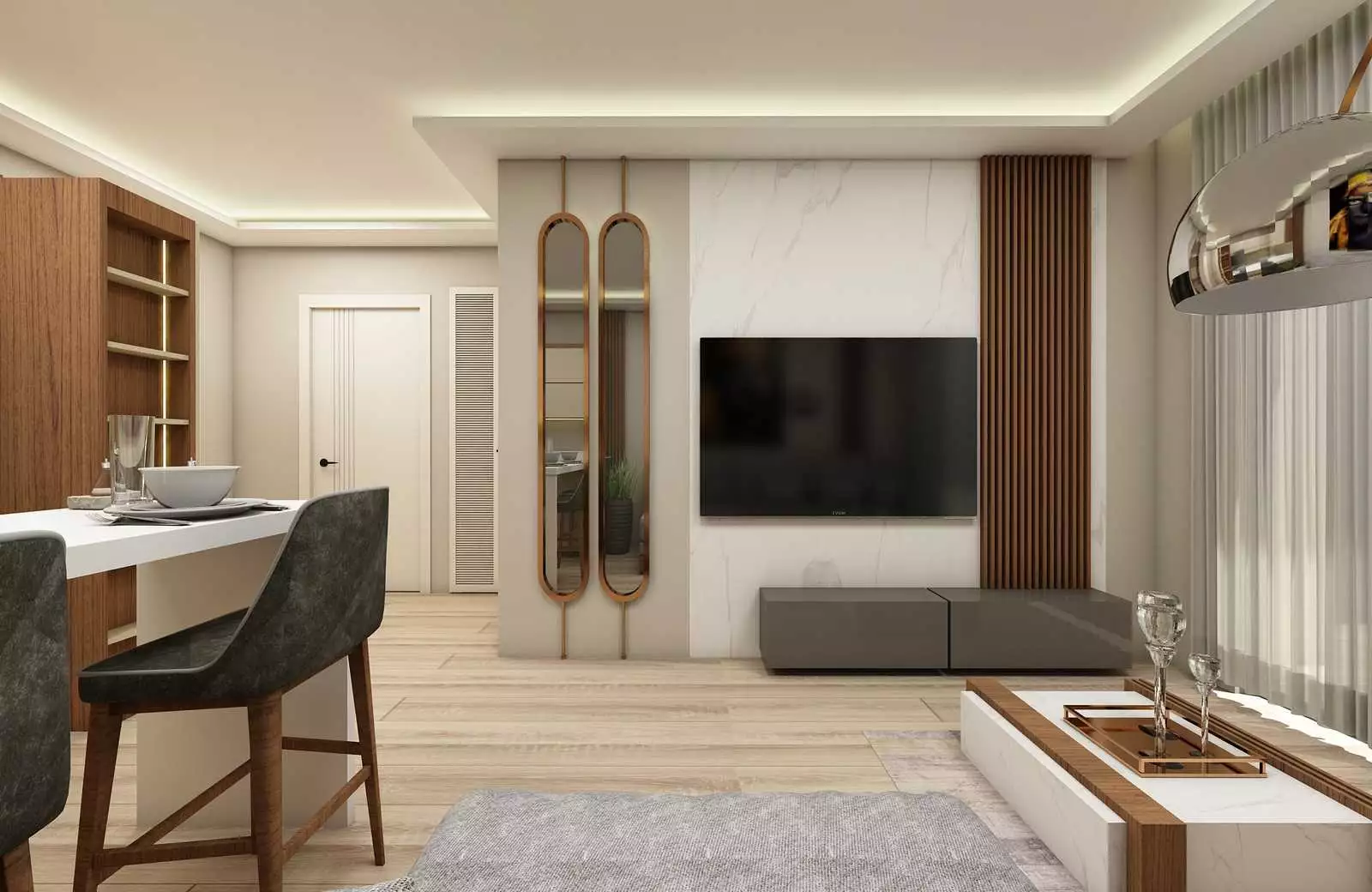 Квартира 52м² в Турции, Демирташ. Стоимостью 92000€ аренда фото-14