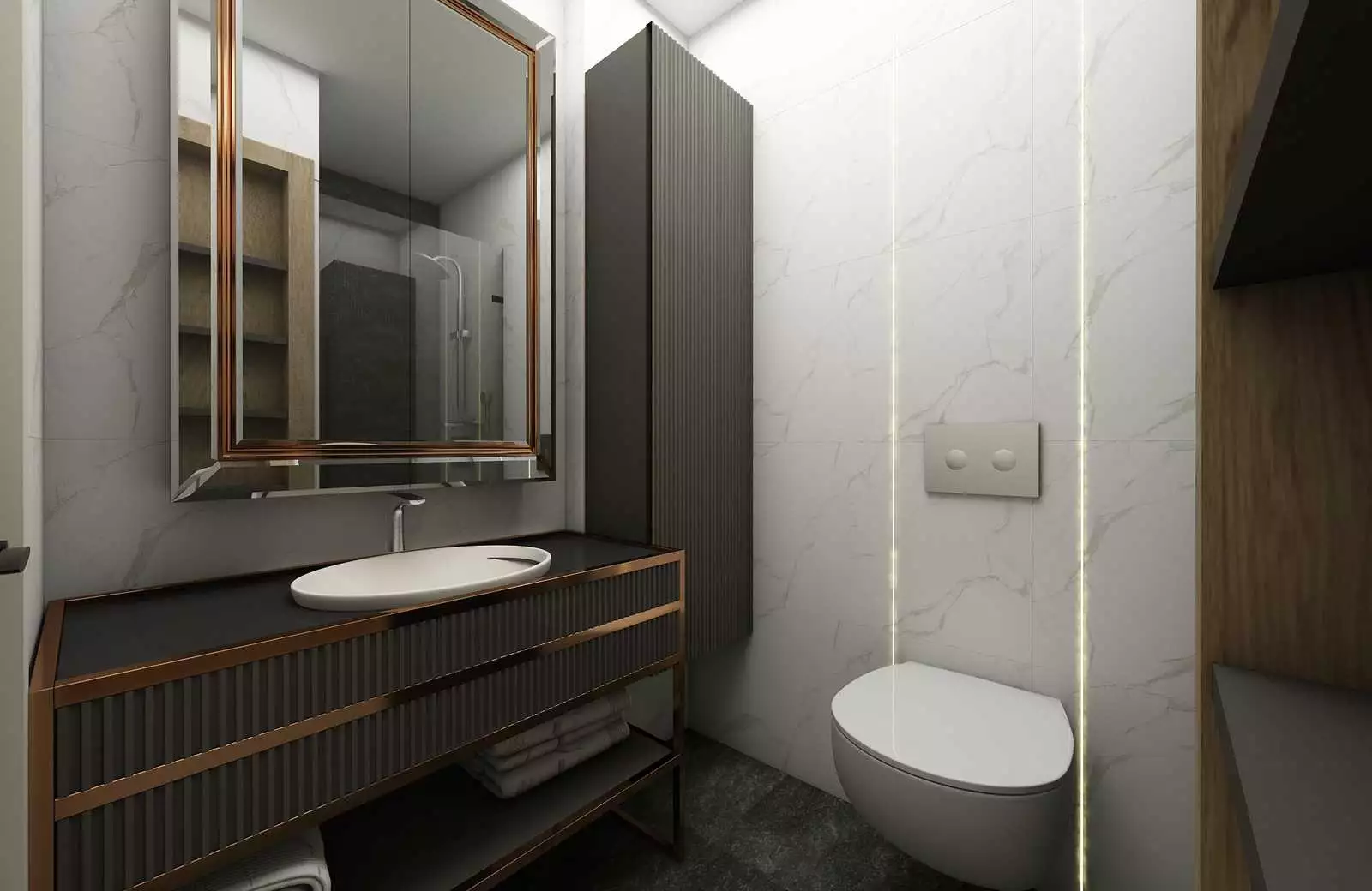Квартира 52м² в Турции, Демирташ. Стоимостью 92000€ аренда фото-19