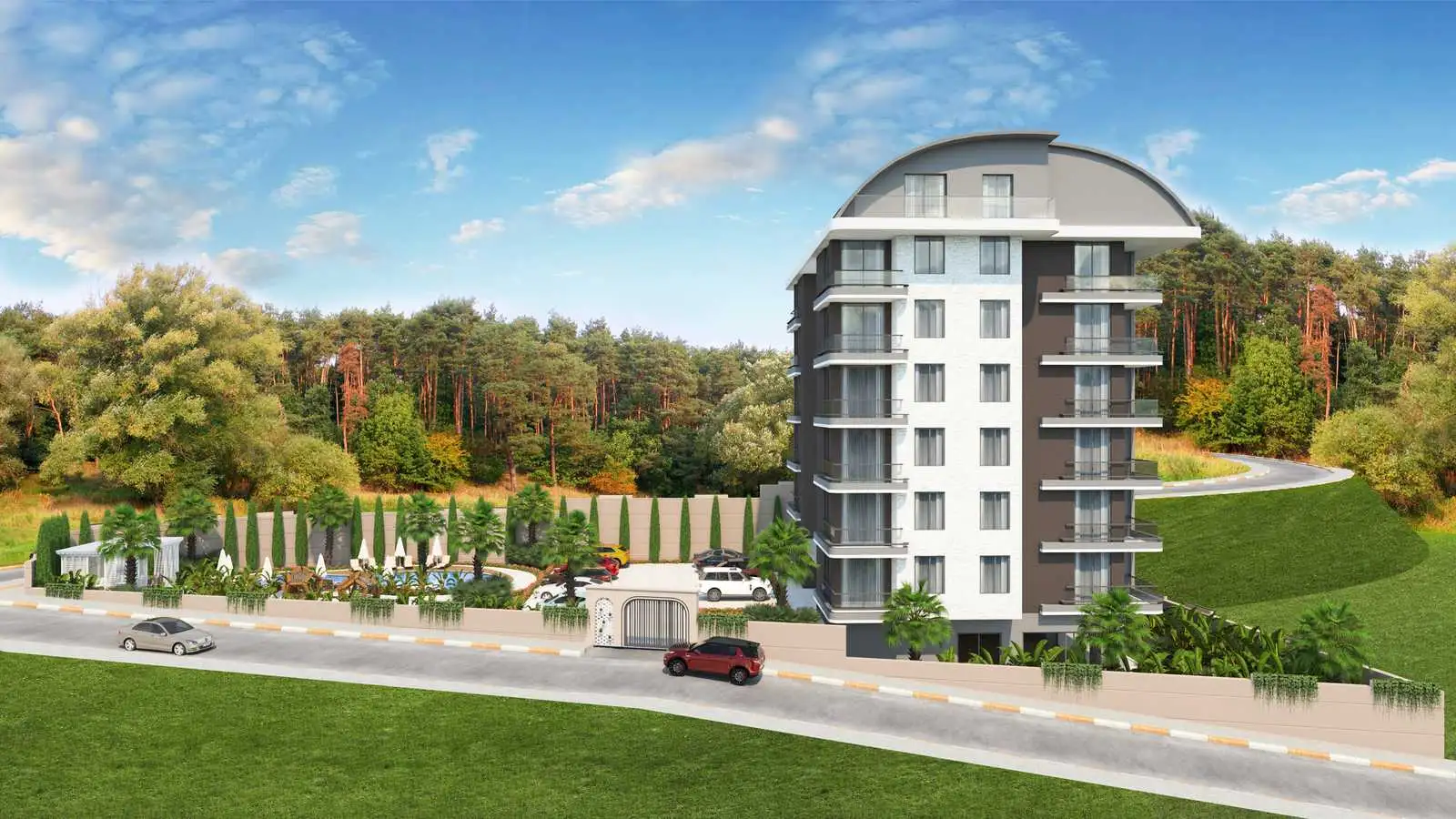 Квартира 52м² в Турции, Демирташ. Стоимостью 92000€ аренда фото-3