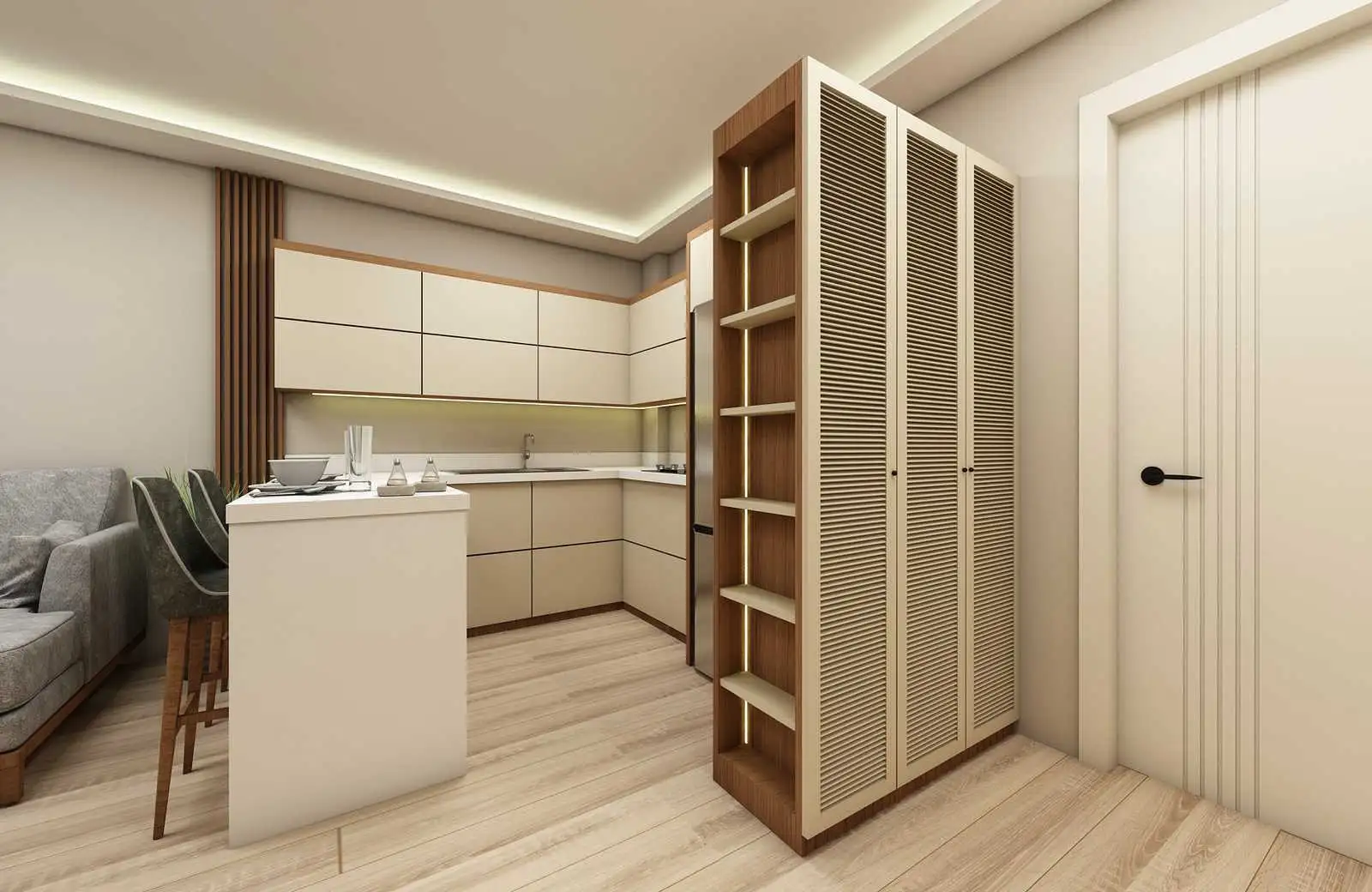 Квартира 52м² в Турции, Демирташ. Стоимостью 92000€ аренда фото-10