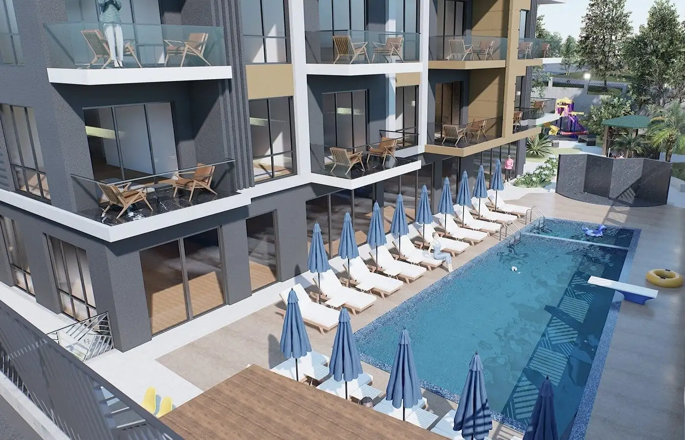 Квартира 50м² в Турции, Демирташ. Стоимостью 105000€ аренда фото-16