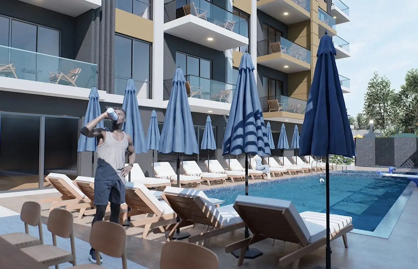 Квартира 50м² в Турции, Демирташ. Стоимостью 105000€ аренда фото-17