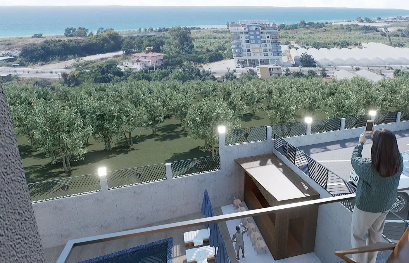 Квартира 50м² в Турции, Демирташ. Стоимостью 105000€ аренда фото-31