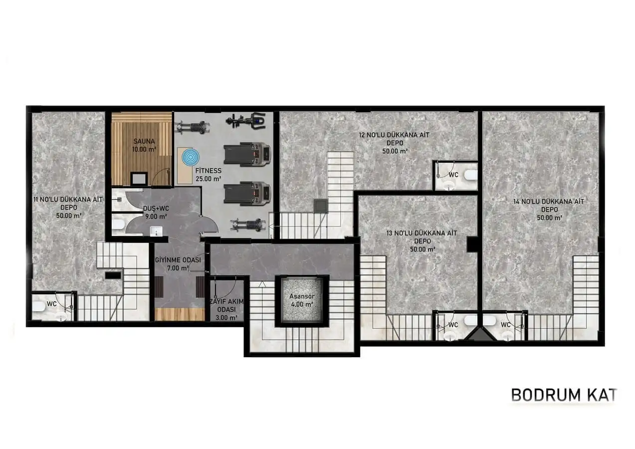 Квартира 53м² в Турции, Кестель. Стоимостью 150000€ аренда фото-19