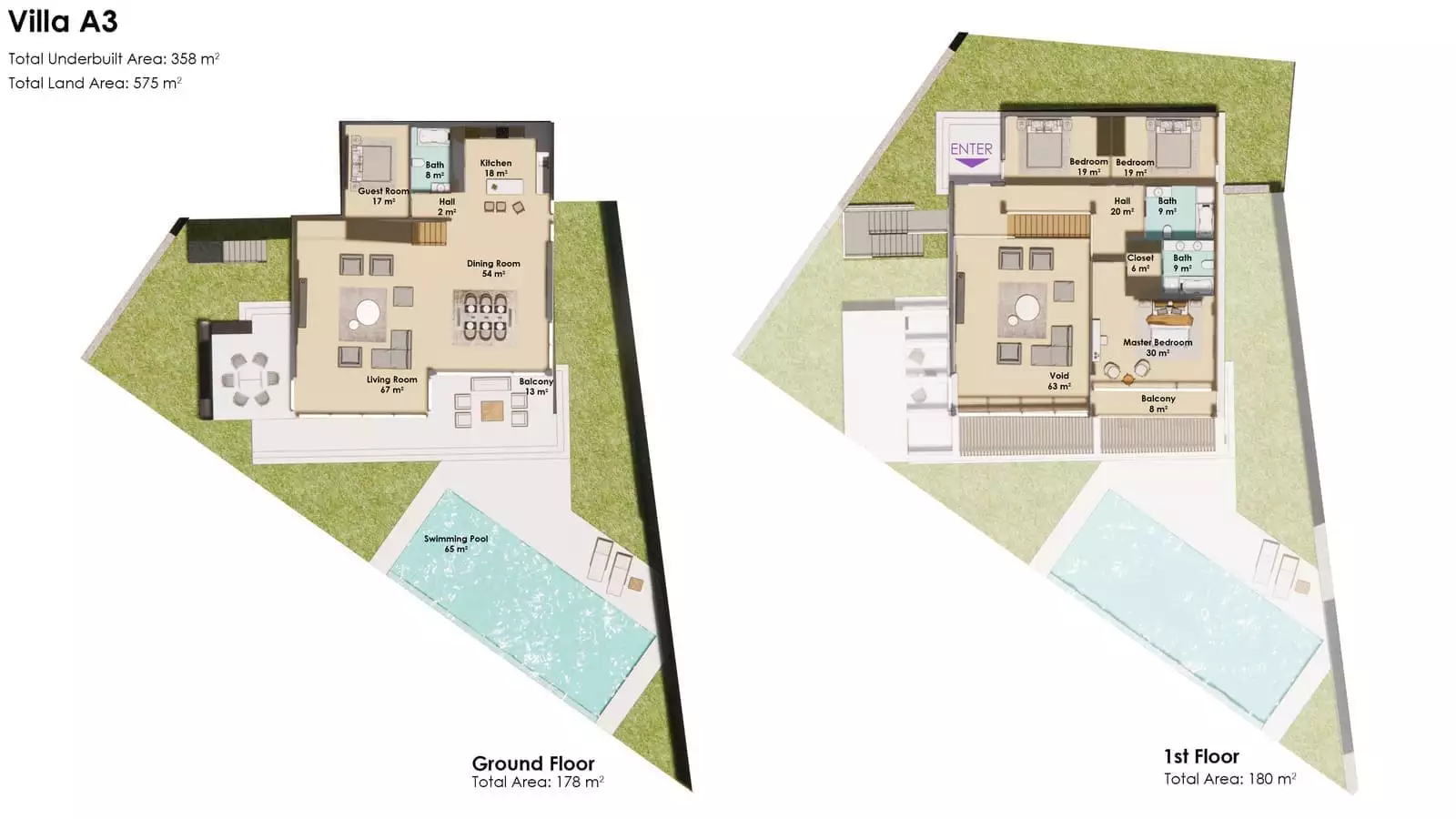Вилла 333м² в Турции, Аланья. Стоимостью 850000€ аренда фото-25