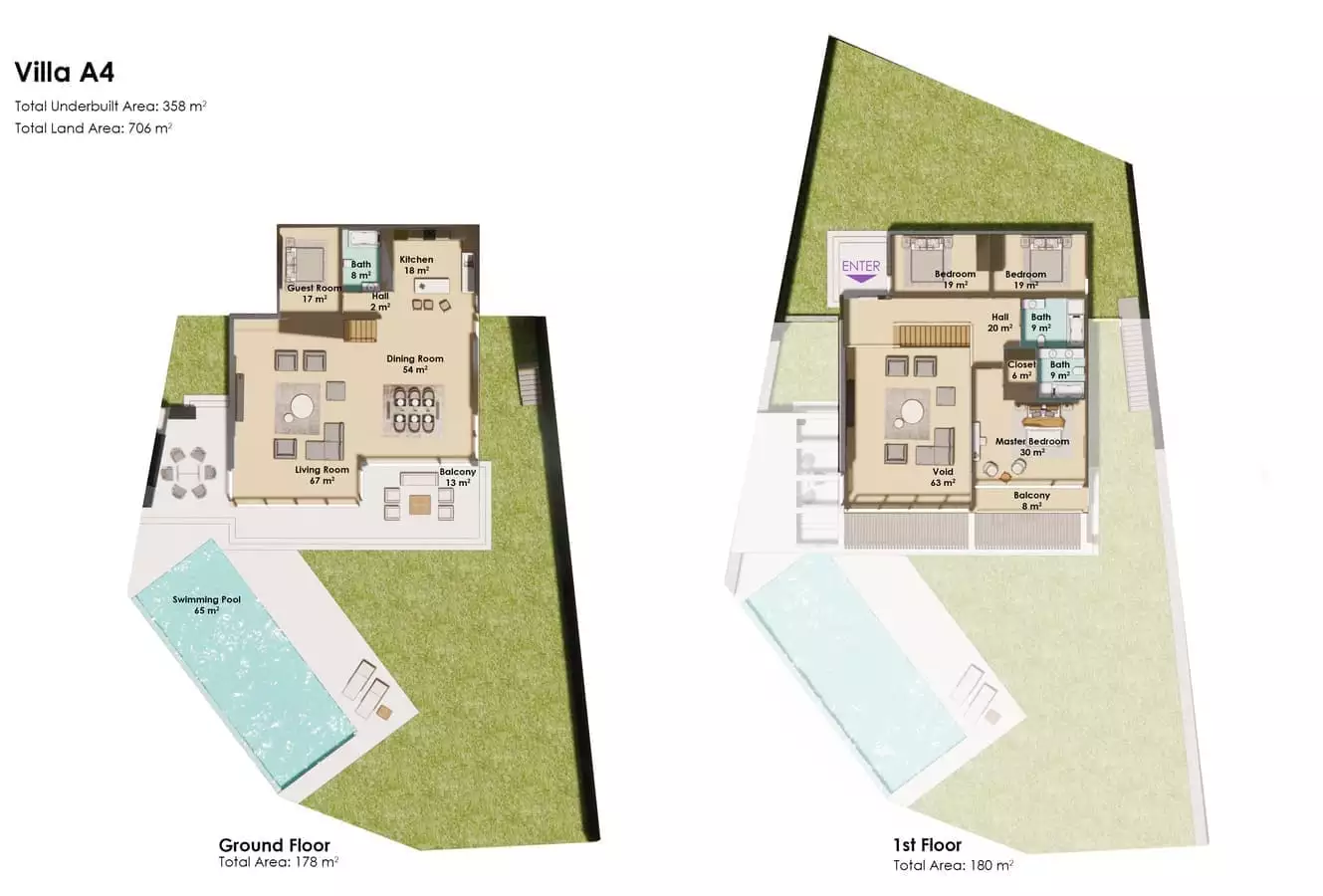 Вилла 333м² в Турции, Аланья. Стоимостью 850000€ аренда фото-28