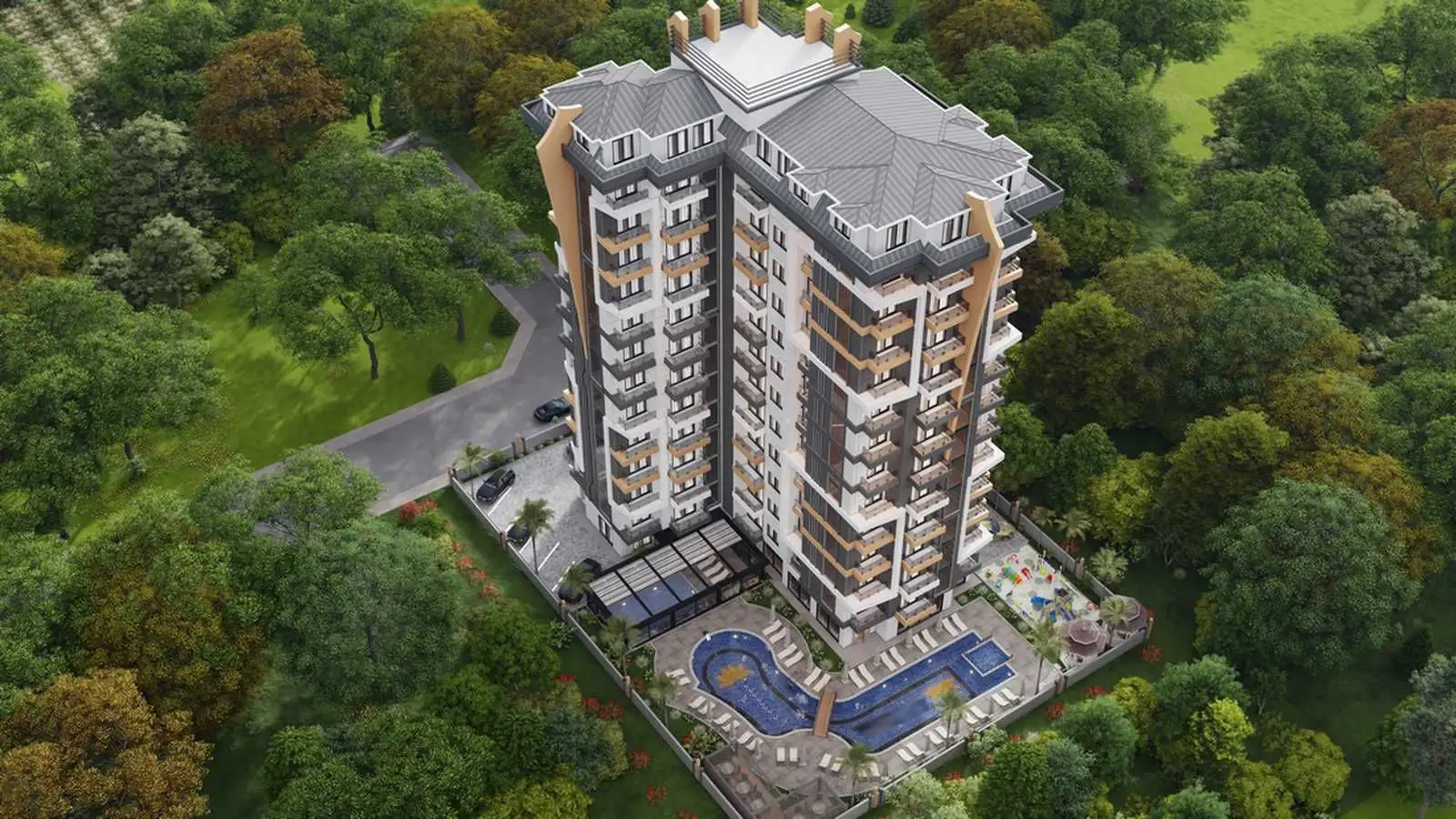 Квартира 42м² в Турции, Махмутлар. Стоимостью 82500€ аренда фото-2
