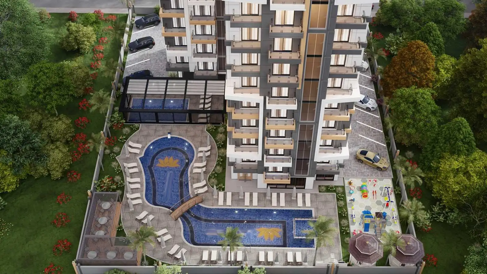 Квартира 42м² в Турции, Махмутлар. Стоимостью 82500€ аренда фото-4